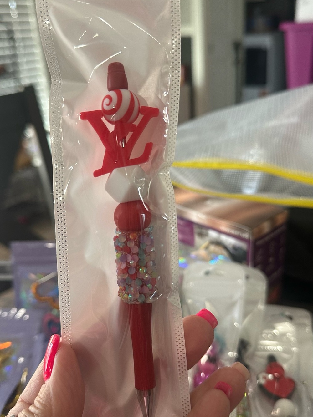 Red Inspired Kids Decorative Ballpoint Pen